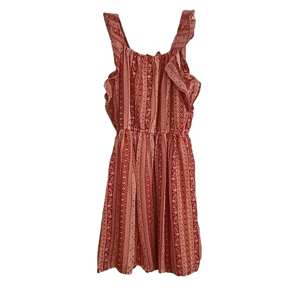 Children's Place Pink Printed Dress, Girls 10/12